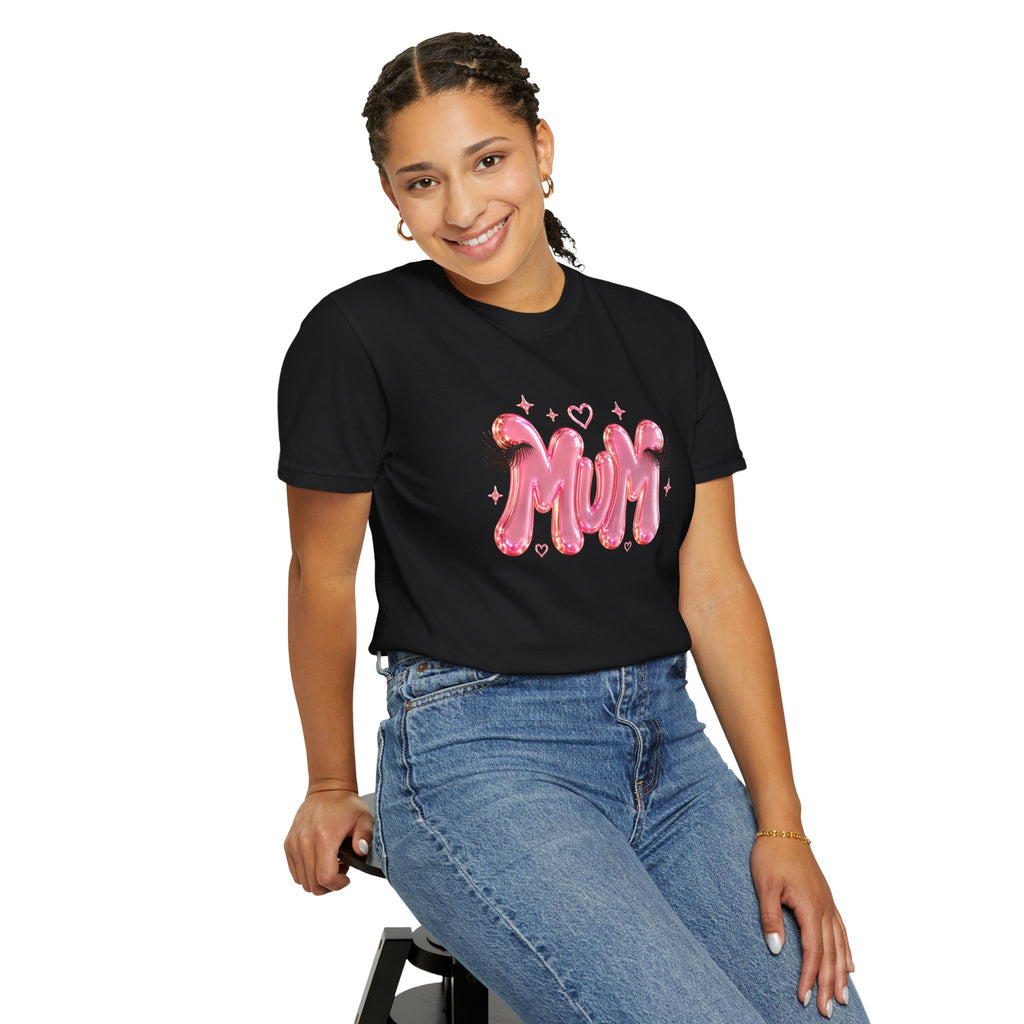 MUM Pink Balloon Eyelashes T-Shirt