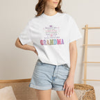 Grandma Floral Scripture T-Shirt — Blessed Are Those Who Are Pure in Heart