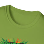 Super Grandad Ireland Flag/Irish themed T-Shirt — Retro Comic Style Gift for Grandpa (Father's Day, Birthday)