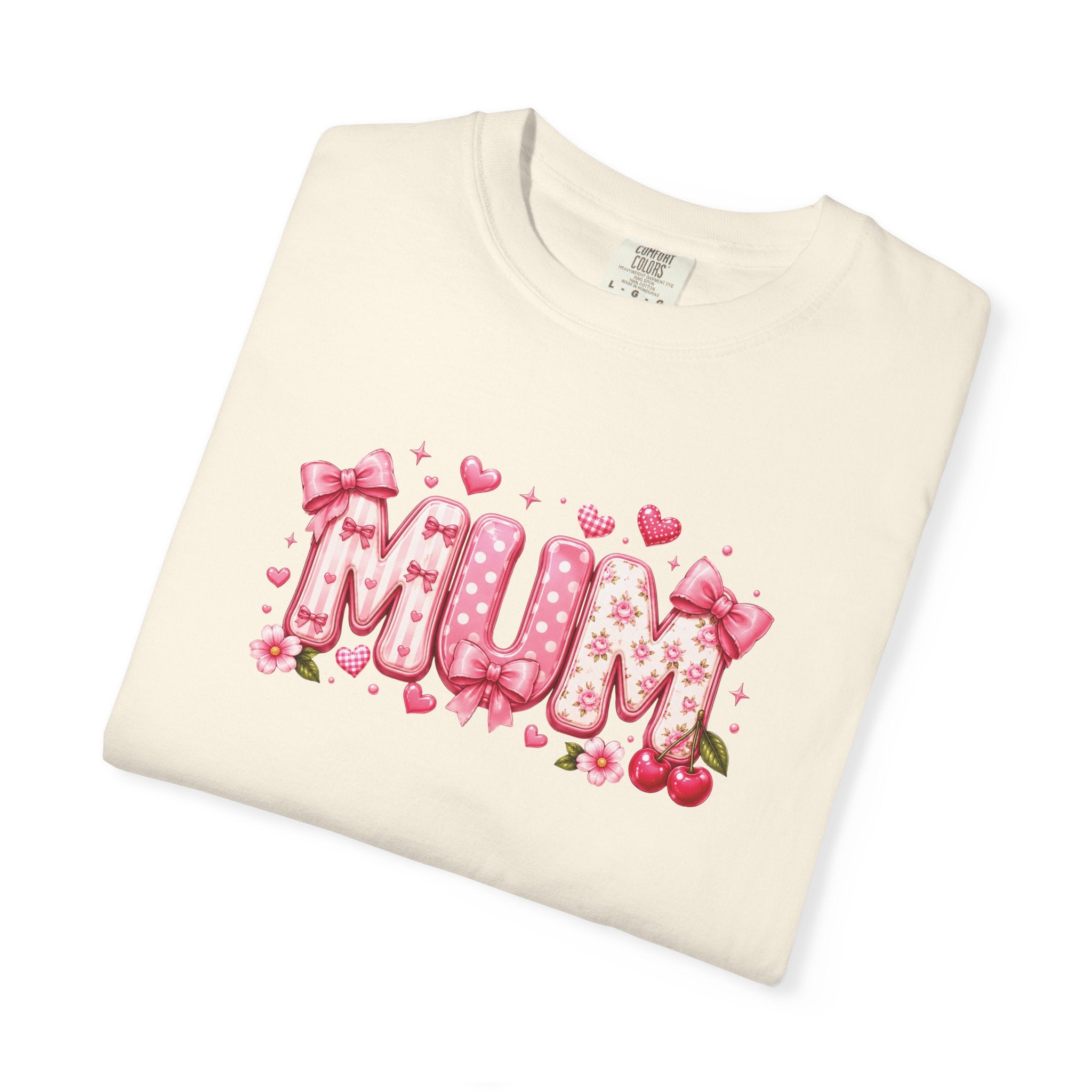 MUM Floral Heart T-Shirt
