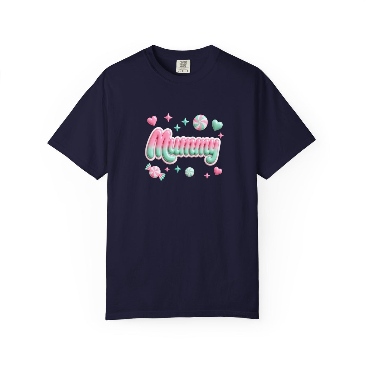 Mummy Pastel Candy Script T-Shirt