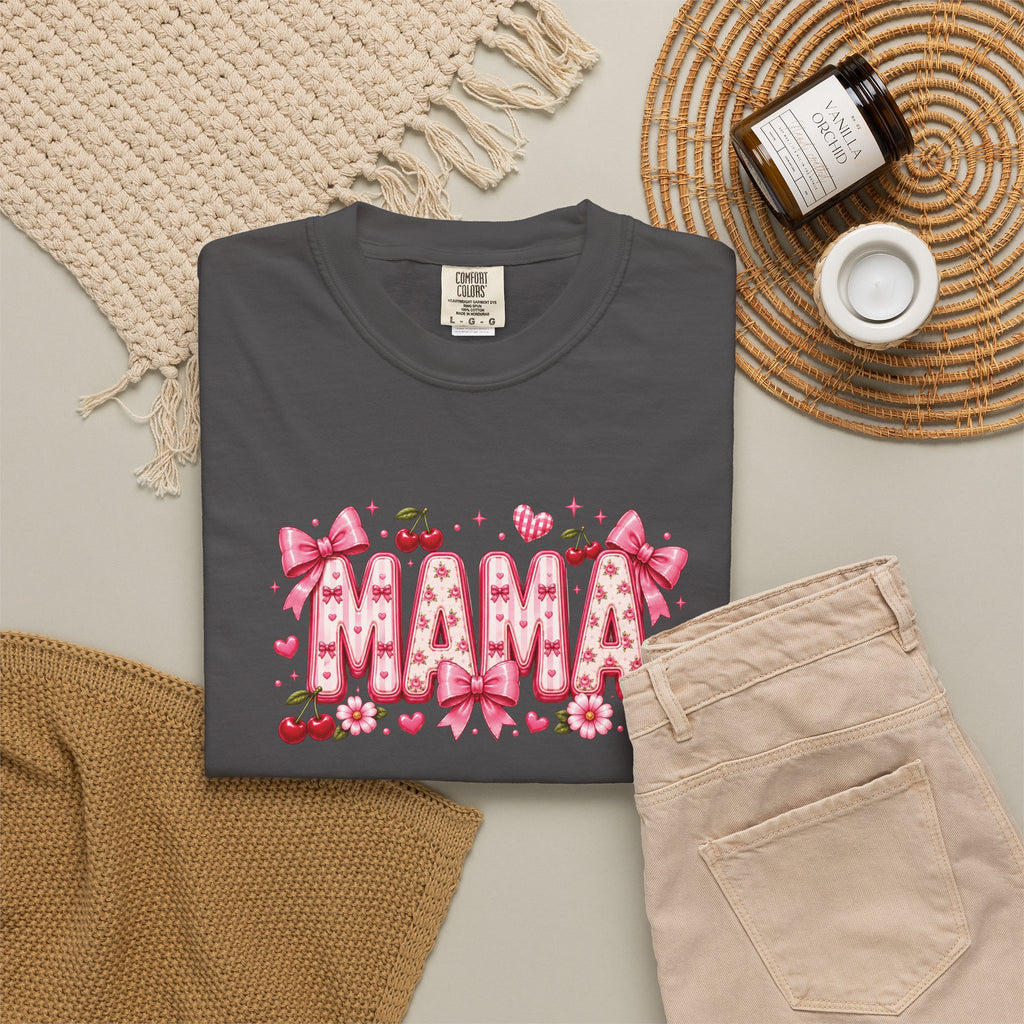 MAMA Floral Heart T-Shirt