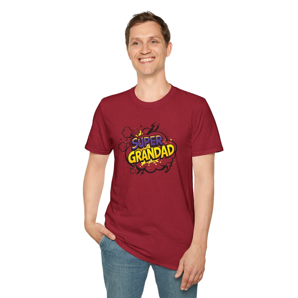 Super Grandad Comic-Style T-Shirt