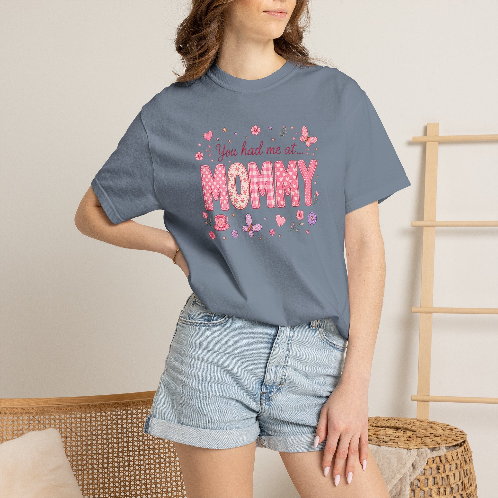 You Had Me at Mommy T-Shirt — Cute Pink Mommy Graphic Tee for New Moms & Mother's Day