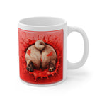 Personalized Pug Mug — "I Puggin' Love You" Ceramic Coffee Cup