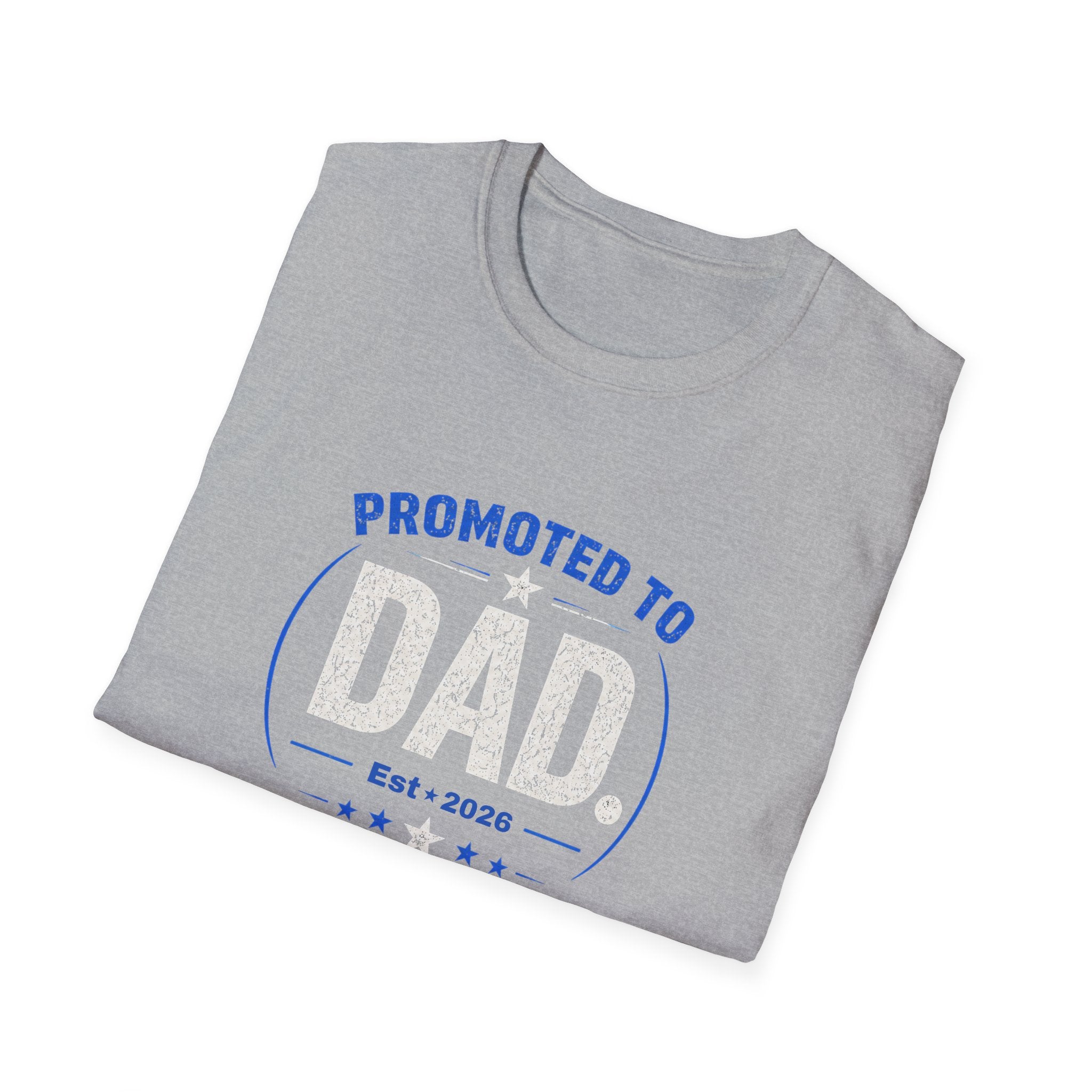 Promoted to Dad T-Shirt — New Dad Announcement Gift