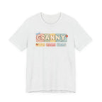 Granny Retro Nameplate T‑Shirt — Personalized Grandma Tee