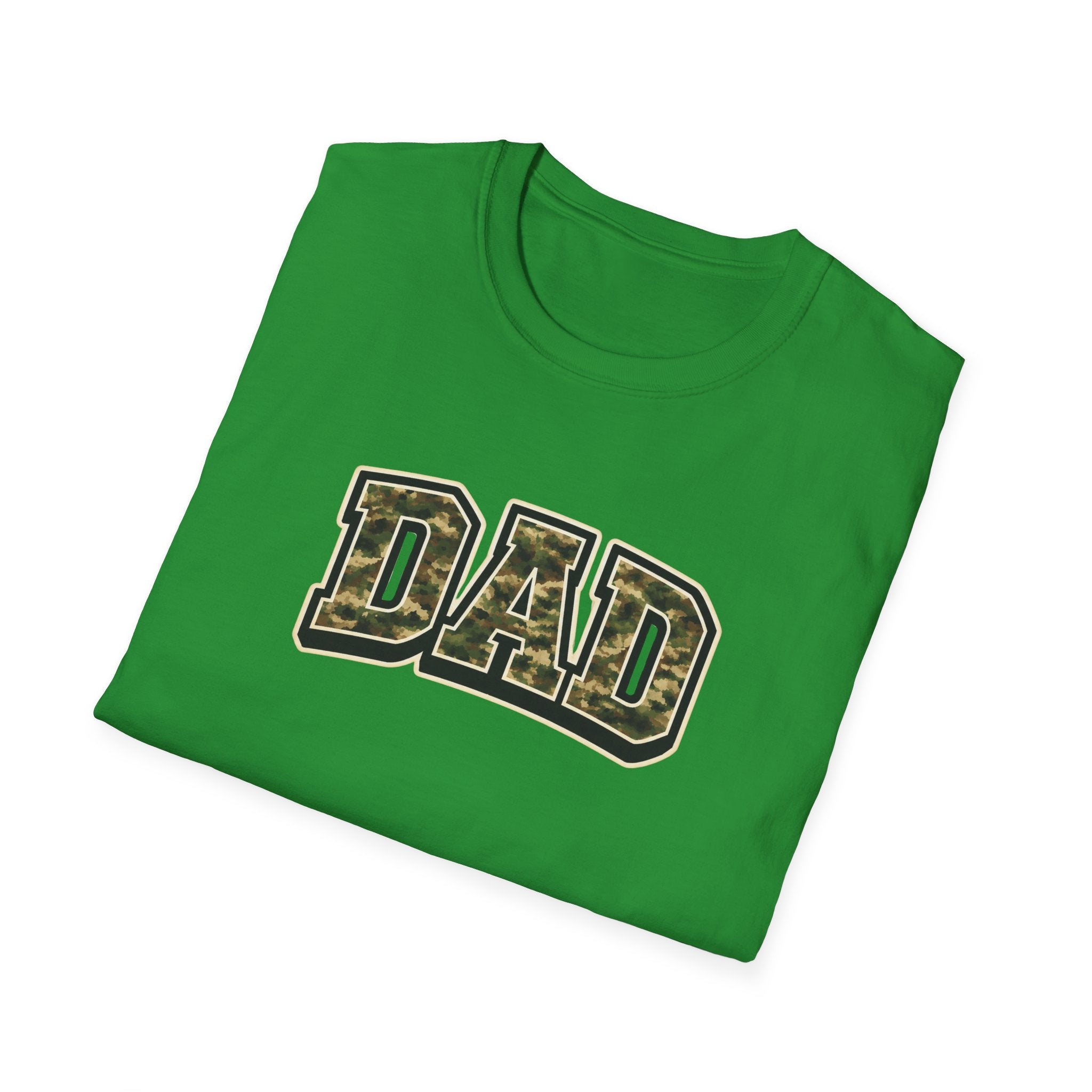 Dad Camo T‑Shirt — Military Camouflage 'DAD' Father's Day Tee