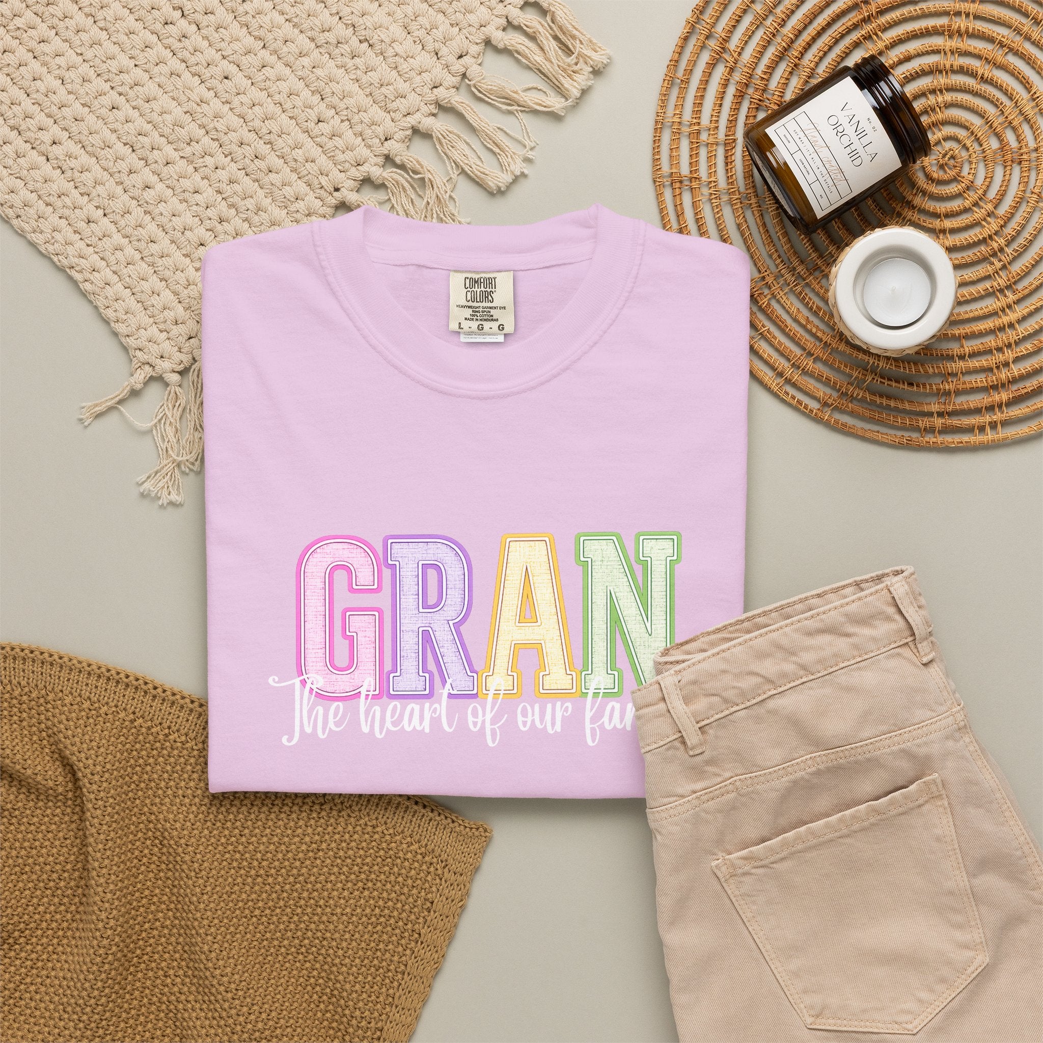 GRAN The Heart Of Our Family Tee