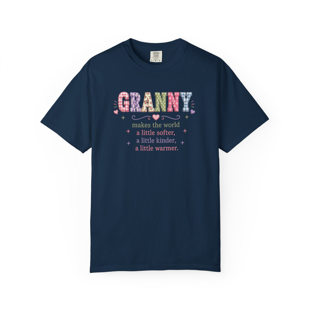 Granny Floral Graphic T-Shirt — "Granny makes the world a little softer, a little kinder, a little warmer"