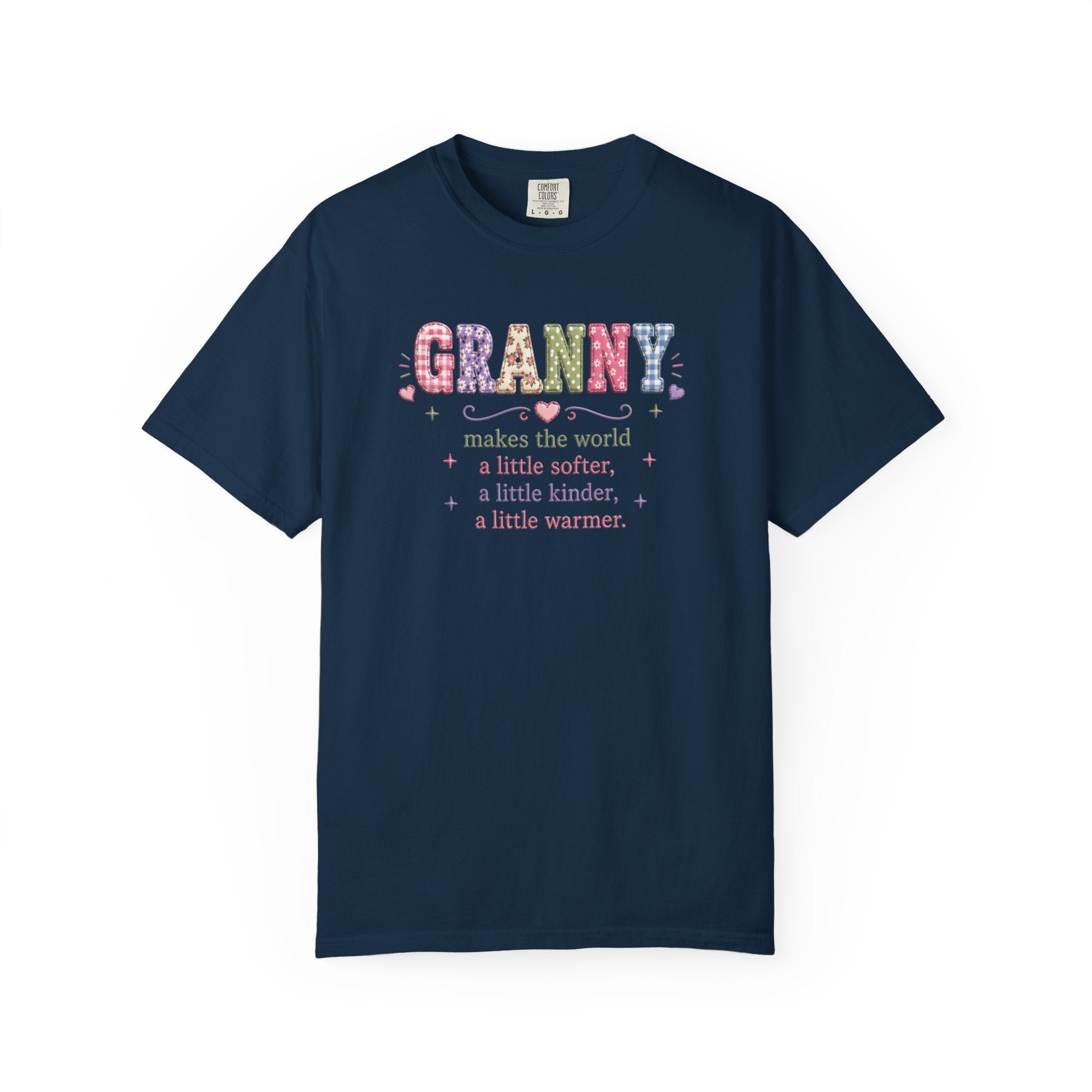 Granny Floral Graphic T-Shirt — "Granny makes the world a little softer, a little kinder, a little warmer"