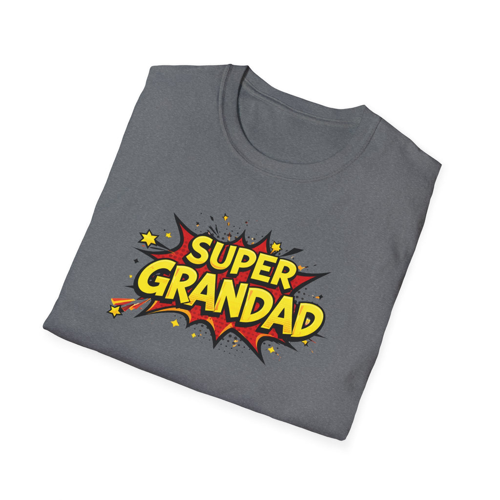 Super Grandad Comic-Style T-Shirt — Father’s Day Gift for Grandpa