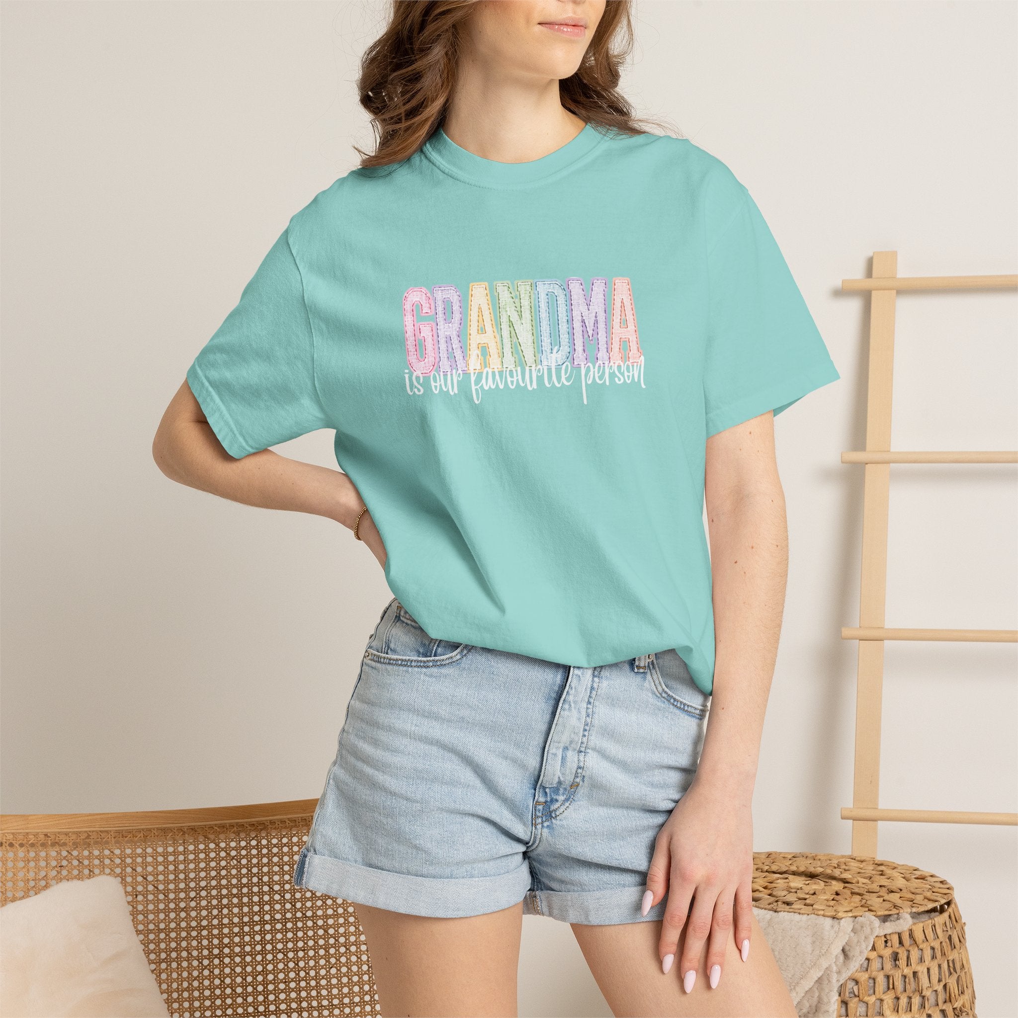 Grandma Pastel Rainbow T-Shirt — Cute Grandma Gift, Mother's Day Tee