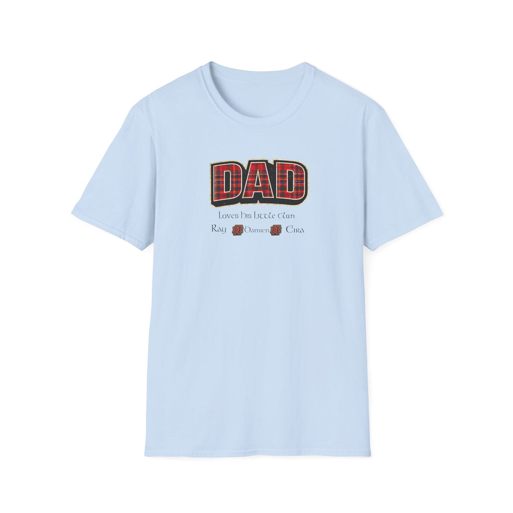 Dad Plaid Design T-Shirt – Rustic Father’s Day Gift