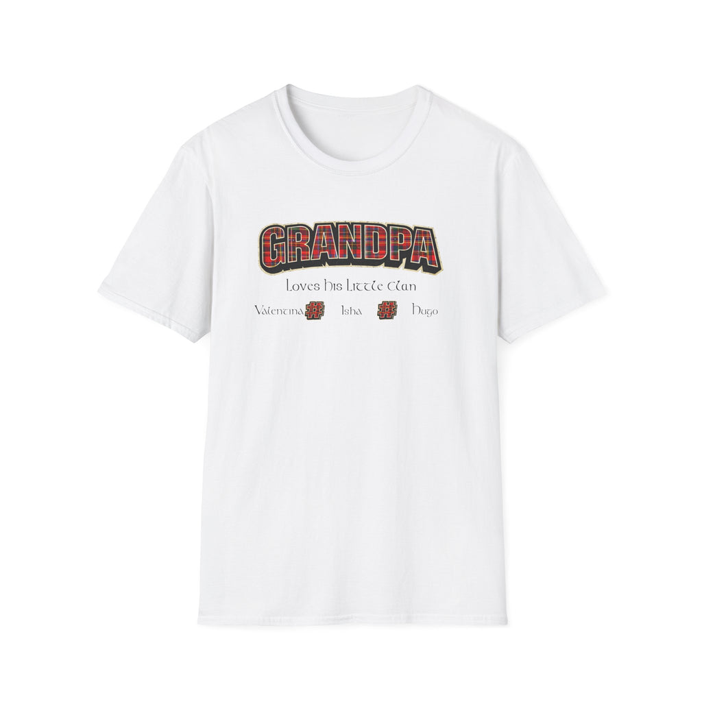 Grandpa Loves His Little Clan T-Shirt — Funny Father's Day Gift for Beer-Loving Grandpa