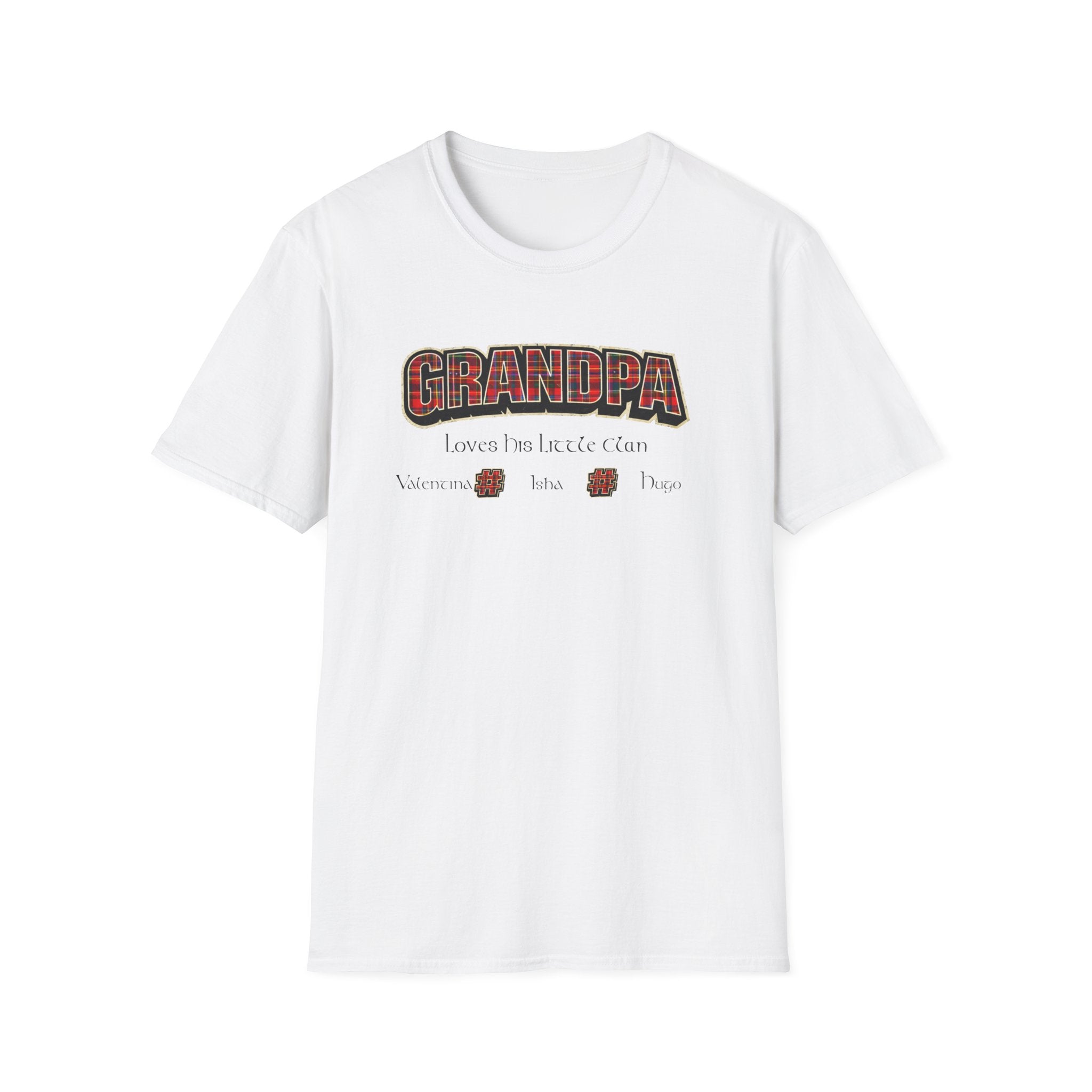 Grandpa Loves His Little Clan T-Shirt — Funny Father's Day Gift for Beer-Loving Grandpa
