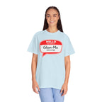 Glam-Ma Name Tag T-Shirt — "Hello My Name Is Glam-Ma (Obviously)" Graphic Tee