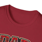 Dad Plaid Design T-Shirt — DAD Est. 2026 New Dad Gift