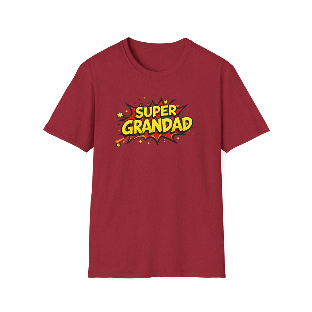 Super Grandad Comic-Style T-Shirt — Father’s Day Gift for Grandpa
