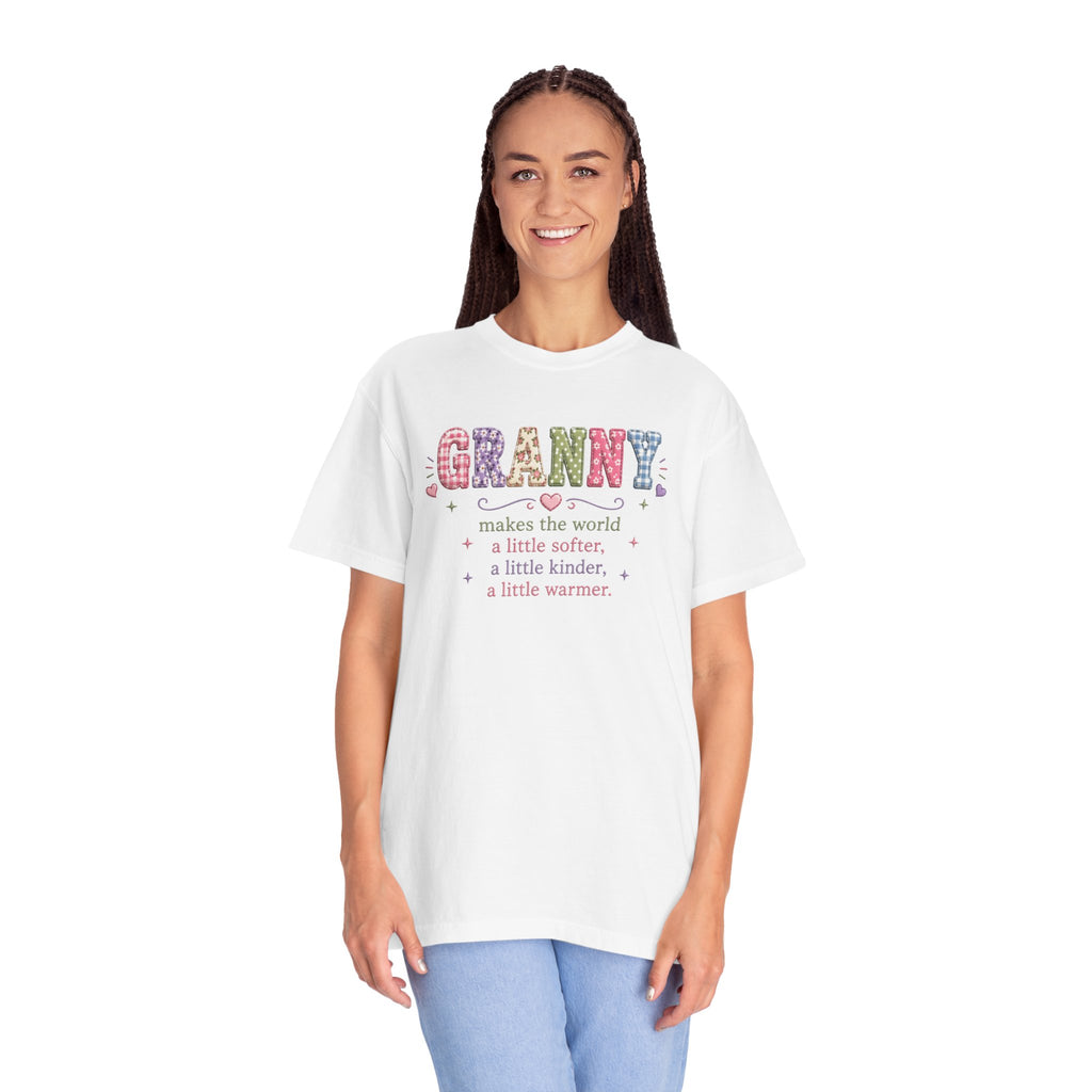 Granny Floral Graphic T-Shirt — "Granny makes the world a little softer, a little kinder, a little warmer"