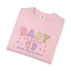 Baby On Board T-Shirt – "Sleep Not Included" Cute New Parent Tee