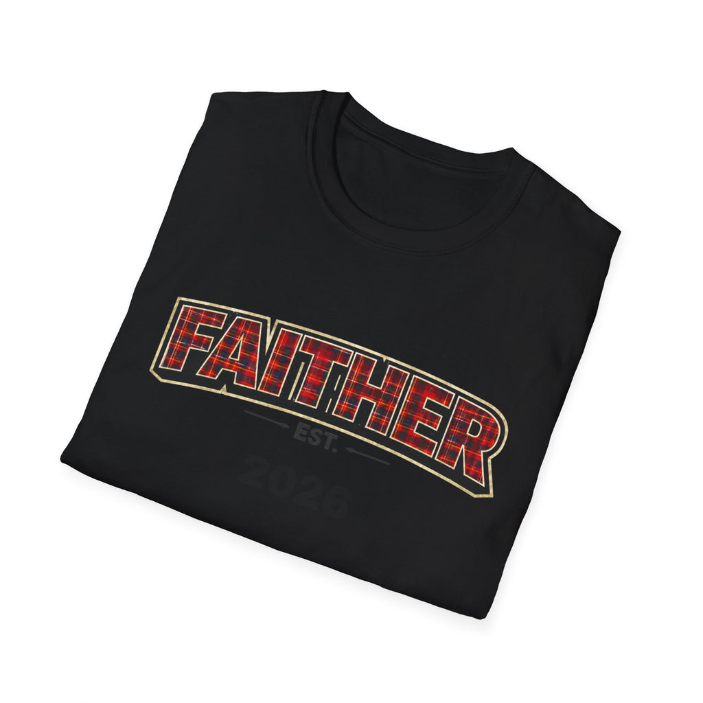 FAITHER Tartan Est- Personalised T-Shirt
