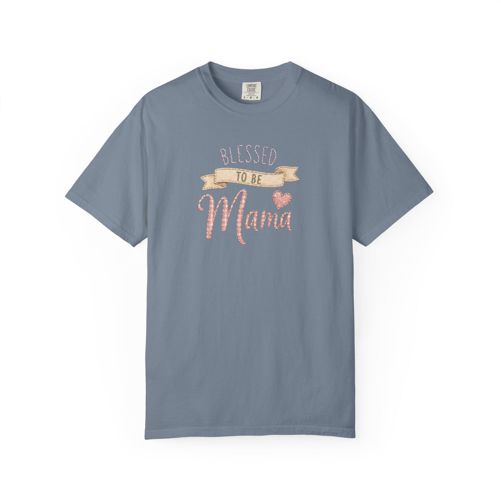 Blessed to Be Mama T-Shirt — Cute Mom Pregnancy Announcement Tee