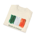 Made in Ireland T-Shirt — Watercolor Irish Flag Tee