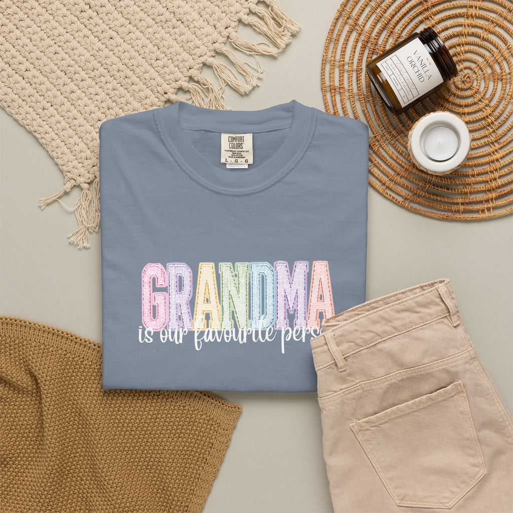 Grandma Pastel Rainbow T-Shirt — Cute Grandma Gift, Mother's Day Tee