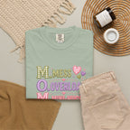 Mom Acronym Graphic T-Shirt — “M.O.M. Mess Overload Mini-Hugs” Cute Pastel Mothers Day Tee