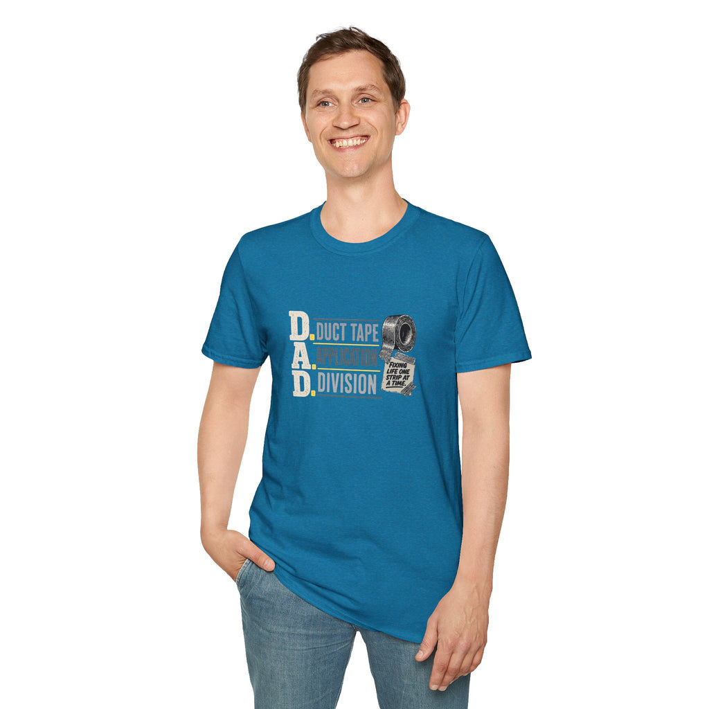 D.A.D. Duct Tape Application Division T-Shirt — Funny DIY Repair Tee