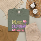 M.O.M. Graphic Tee — "Mess Overload Magic" Cute Mom Shirt