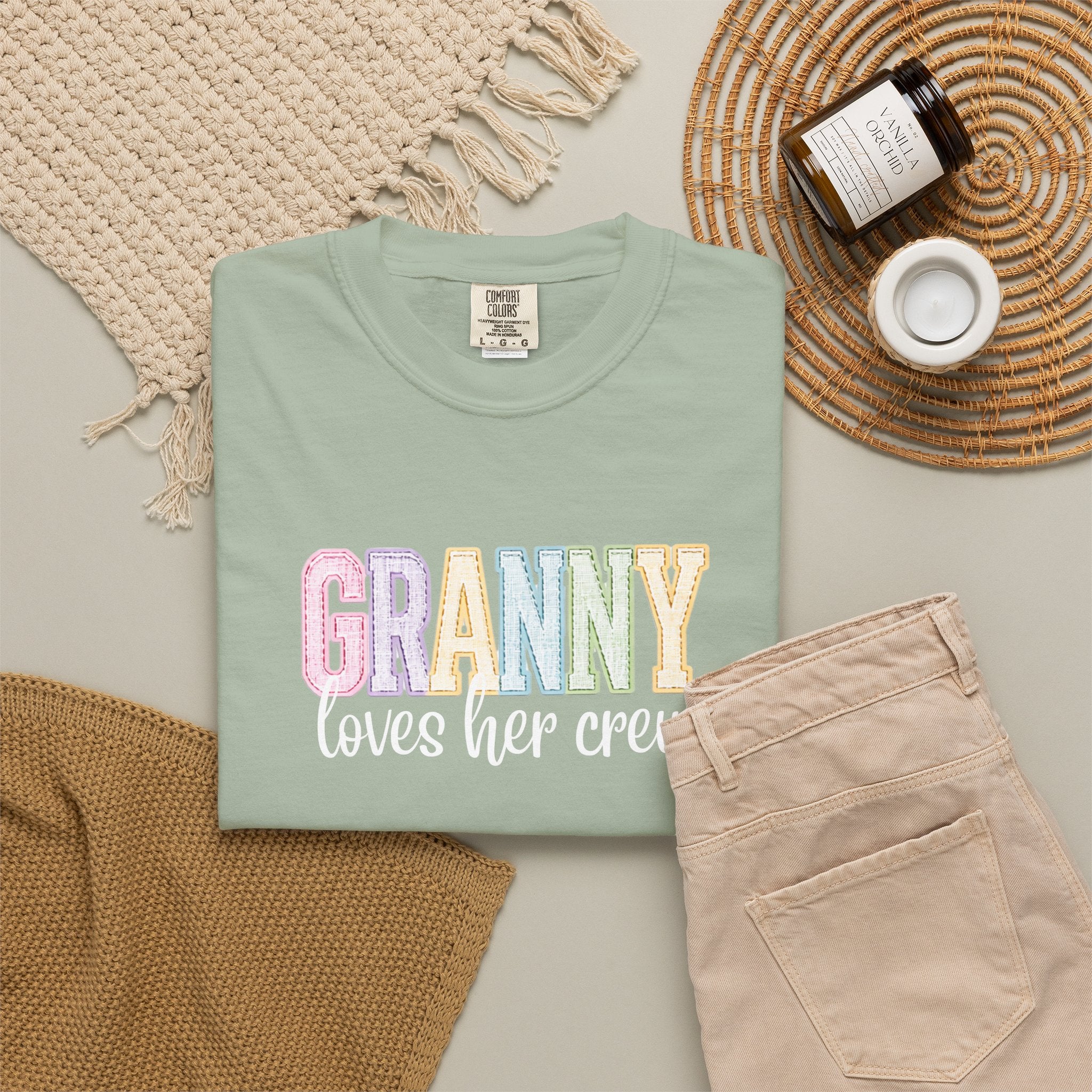 Granny Loves Her Crew T‑Shirt