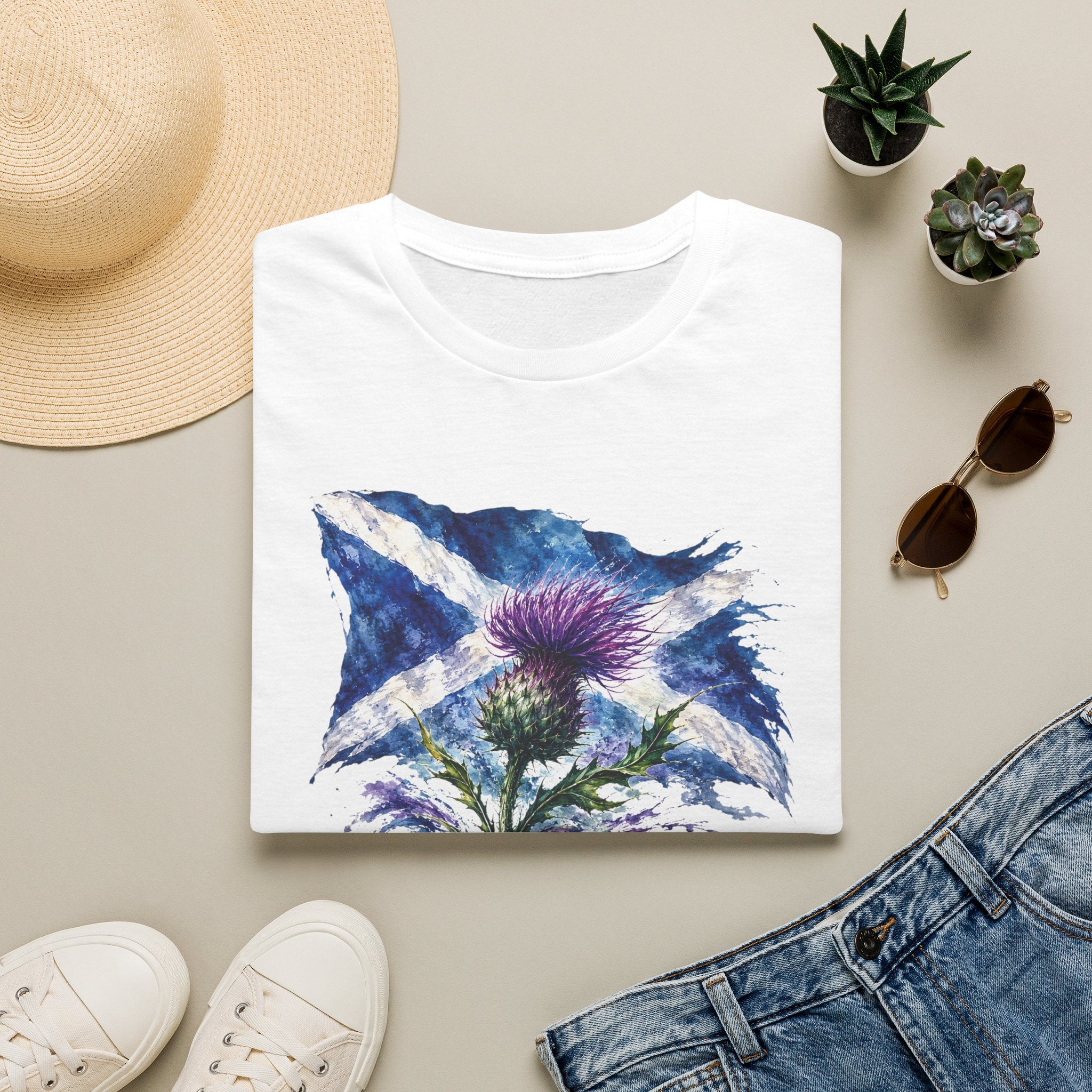 'O Flower of Scotland Flag Tee