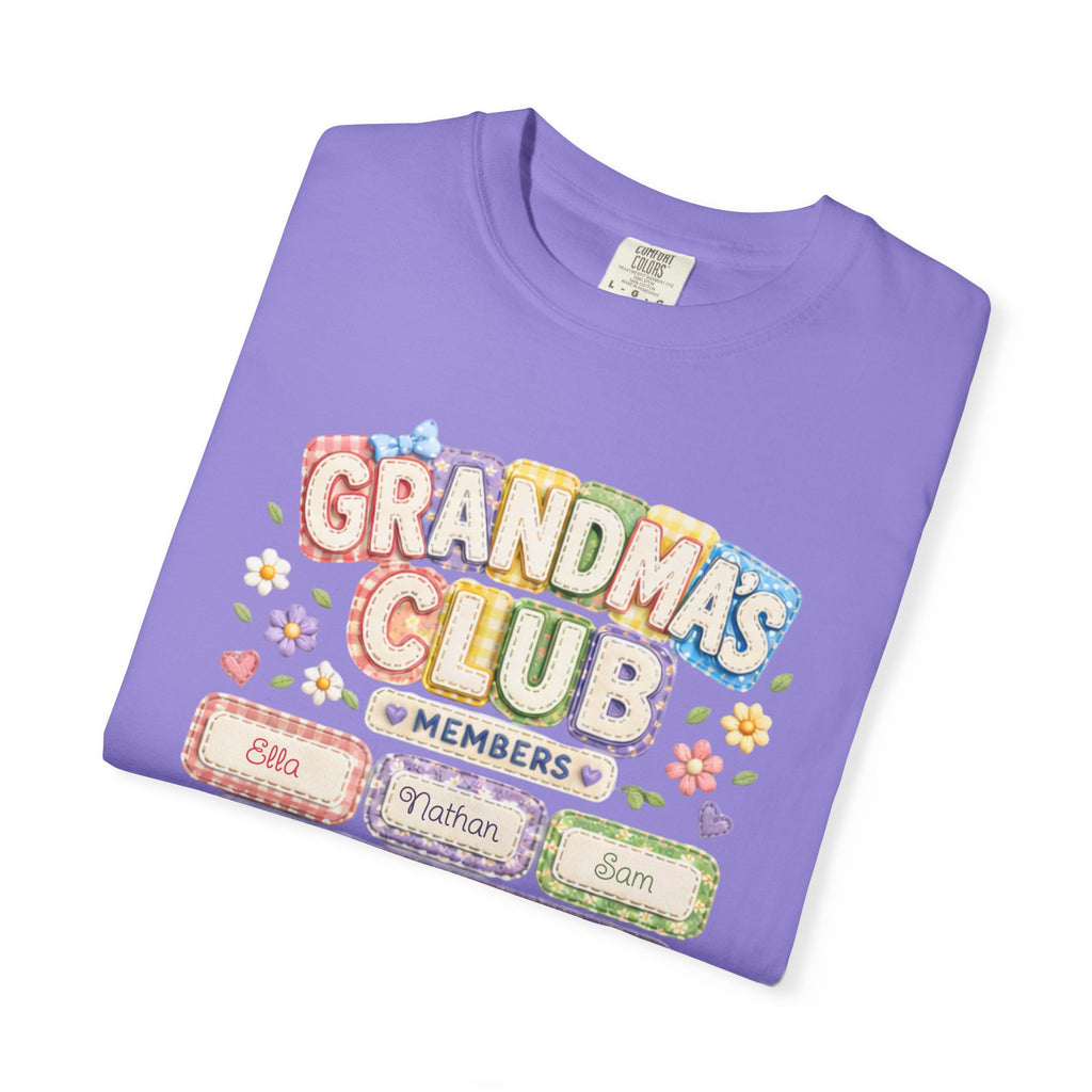 Grandmas Club T-Shirt — Grandma’s Little Loves Graphic Tee