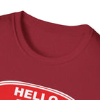 Hello My Name Is Grandad T-Shirt — Funny Grandfather Gift