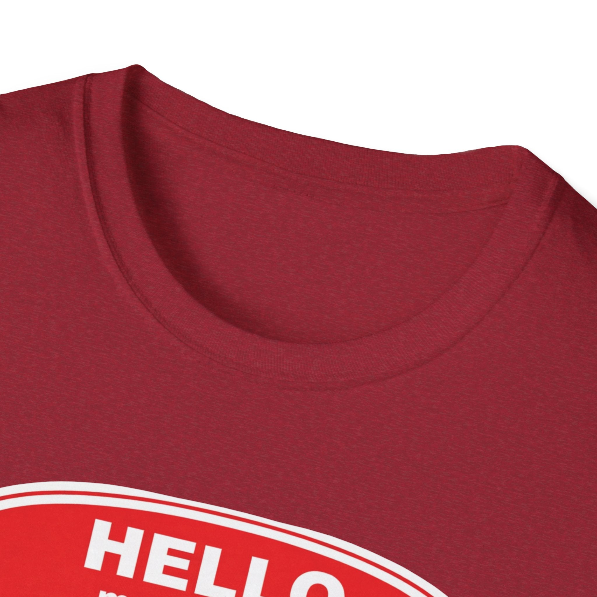 Hello My Name Is Grandad T-Shirt — Funny Grandfather Gift