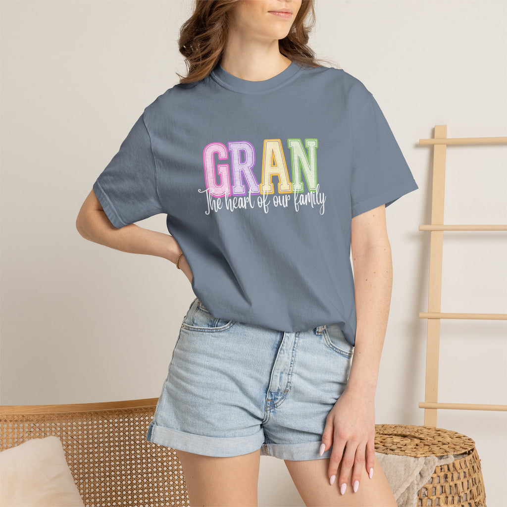 GRAN The Heart Of Our Family Tee