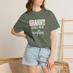 Granny Kisses Mend Everything T-Shirt — Pastel Grandma Gift