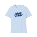 Super Grandpa Scotland Flag/Scottish themed T-Shirt — Retro Comic Father's Day Gift for Grandfathers