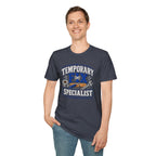 Temporary Fix Specialist T-Shirt – Funny Handyman Repair Tee