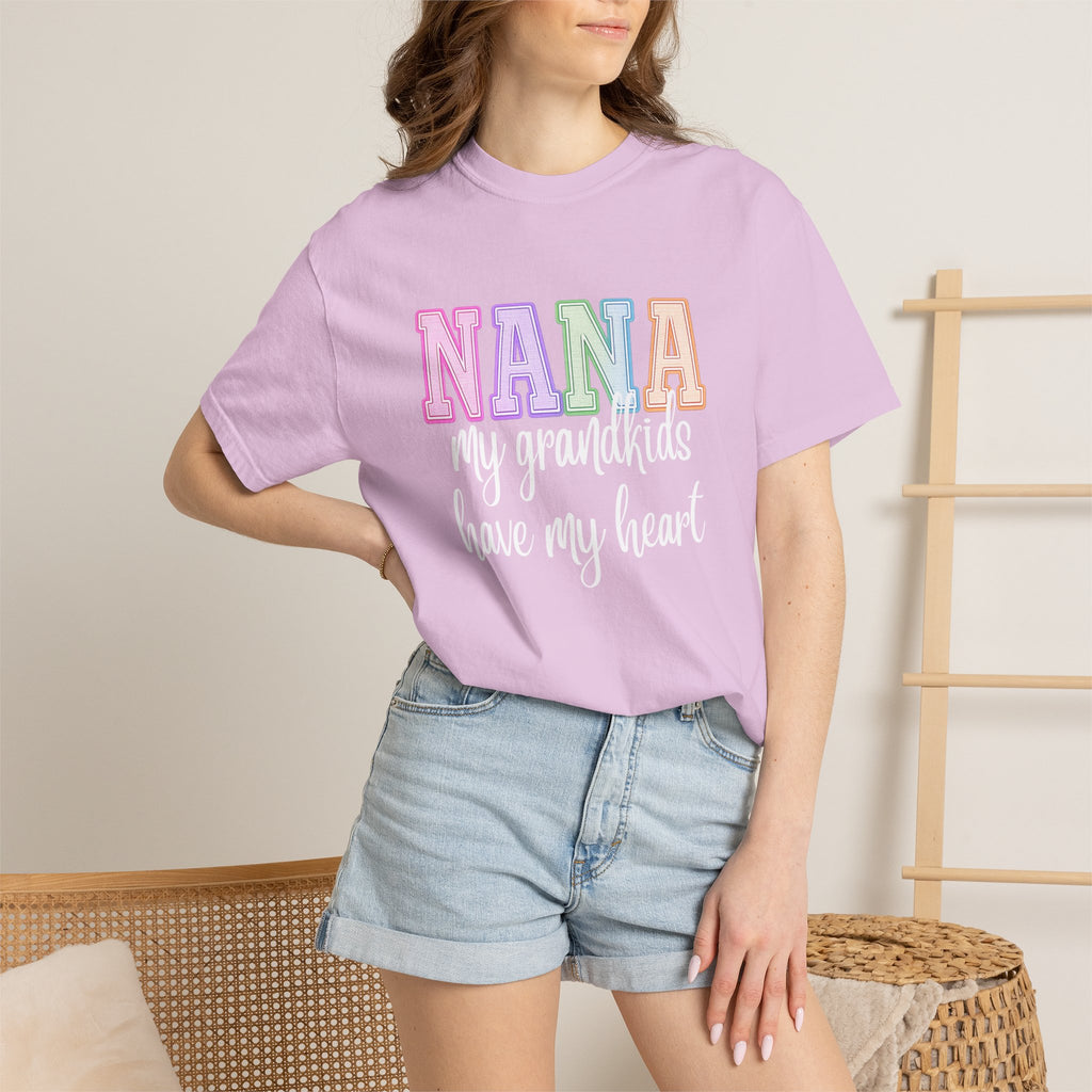NANA My Grandkids Have My Heart Tee