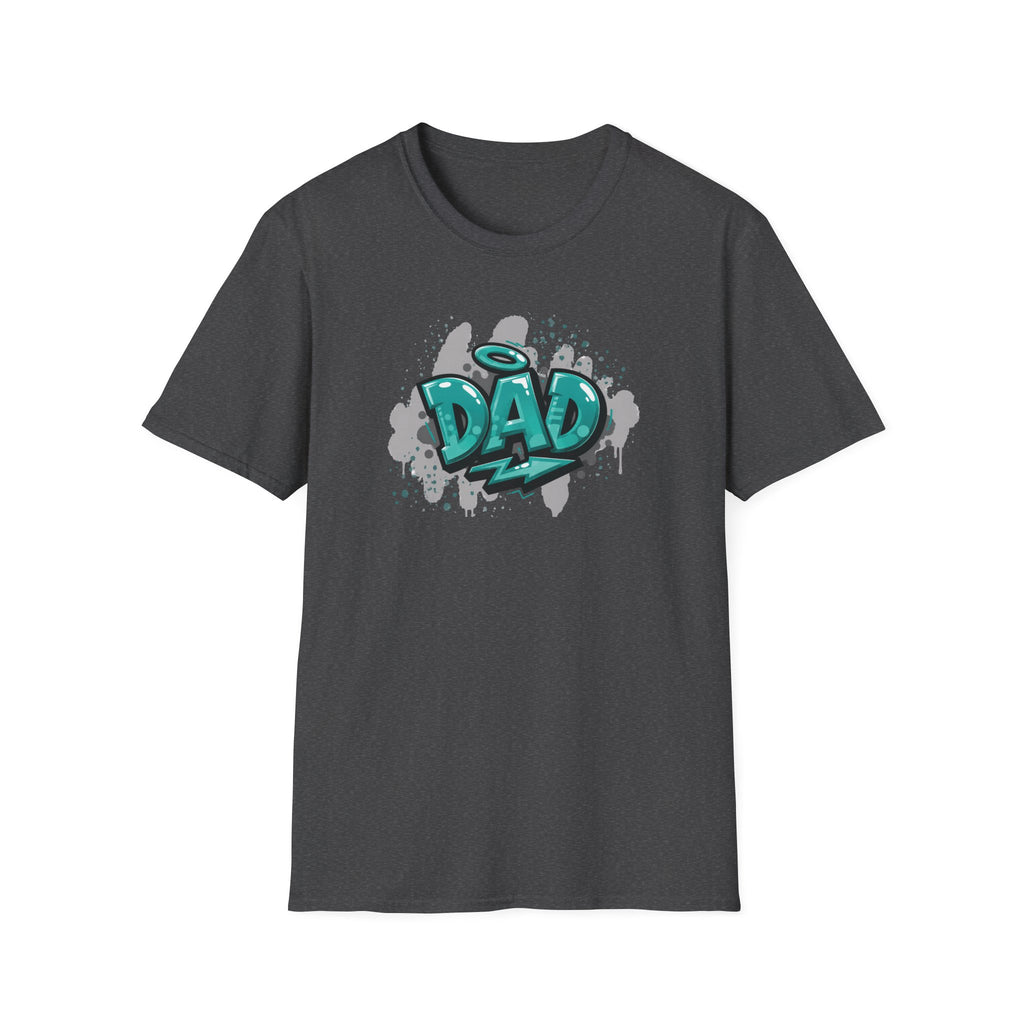 Graffiti 'DAD' Teal T-Shirt