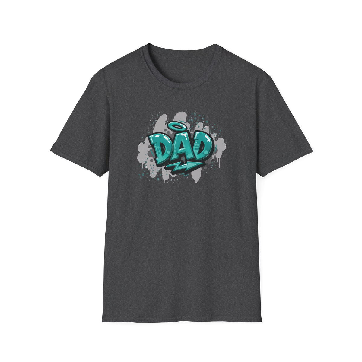 Graffiti 'DAD' Teal T-Shirt