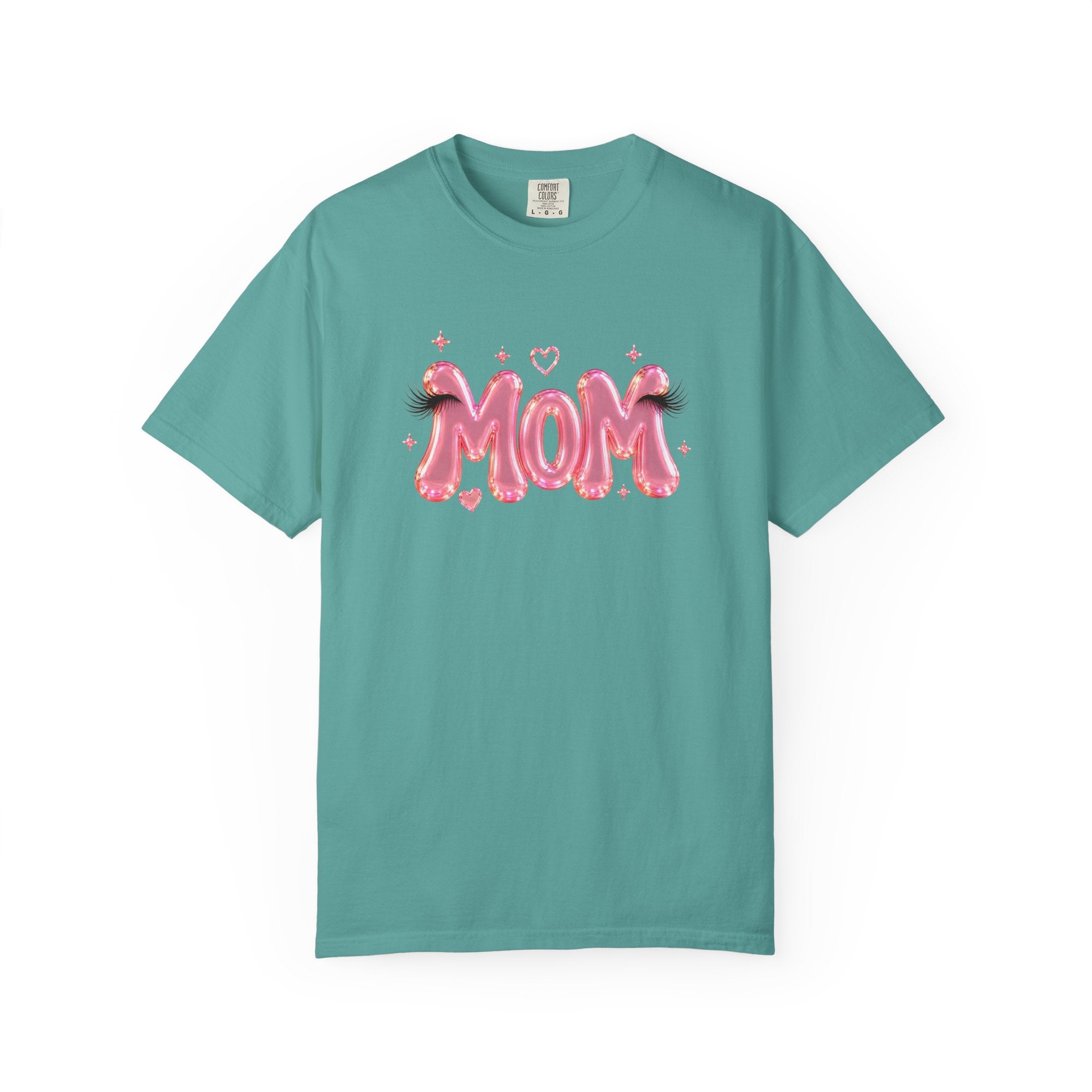 MOM Pink Balloon Eyelashes T-Shirt