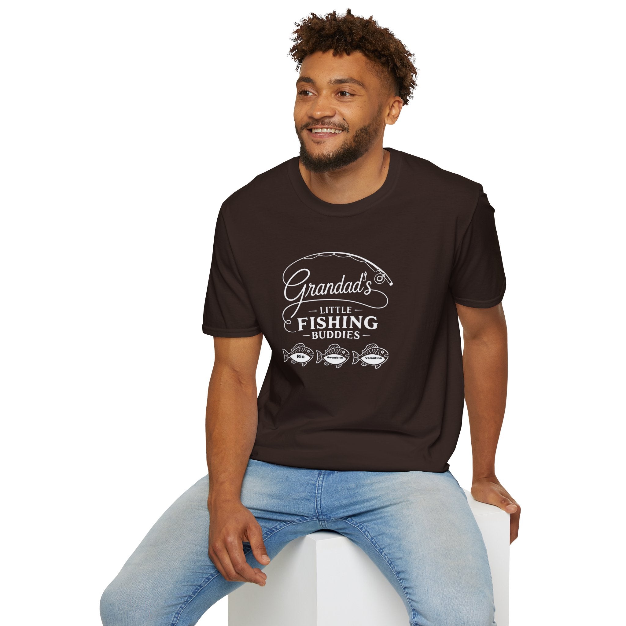 Granddad’s Little Fishing Buddies T-Shirt — Father/Grandparent Fishing Gift