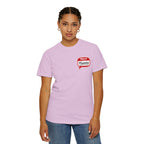T-Shirt — "Hello Mummy" Retro Name-Tag Graphic