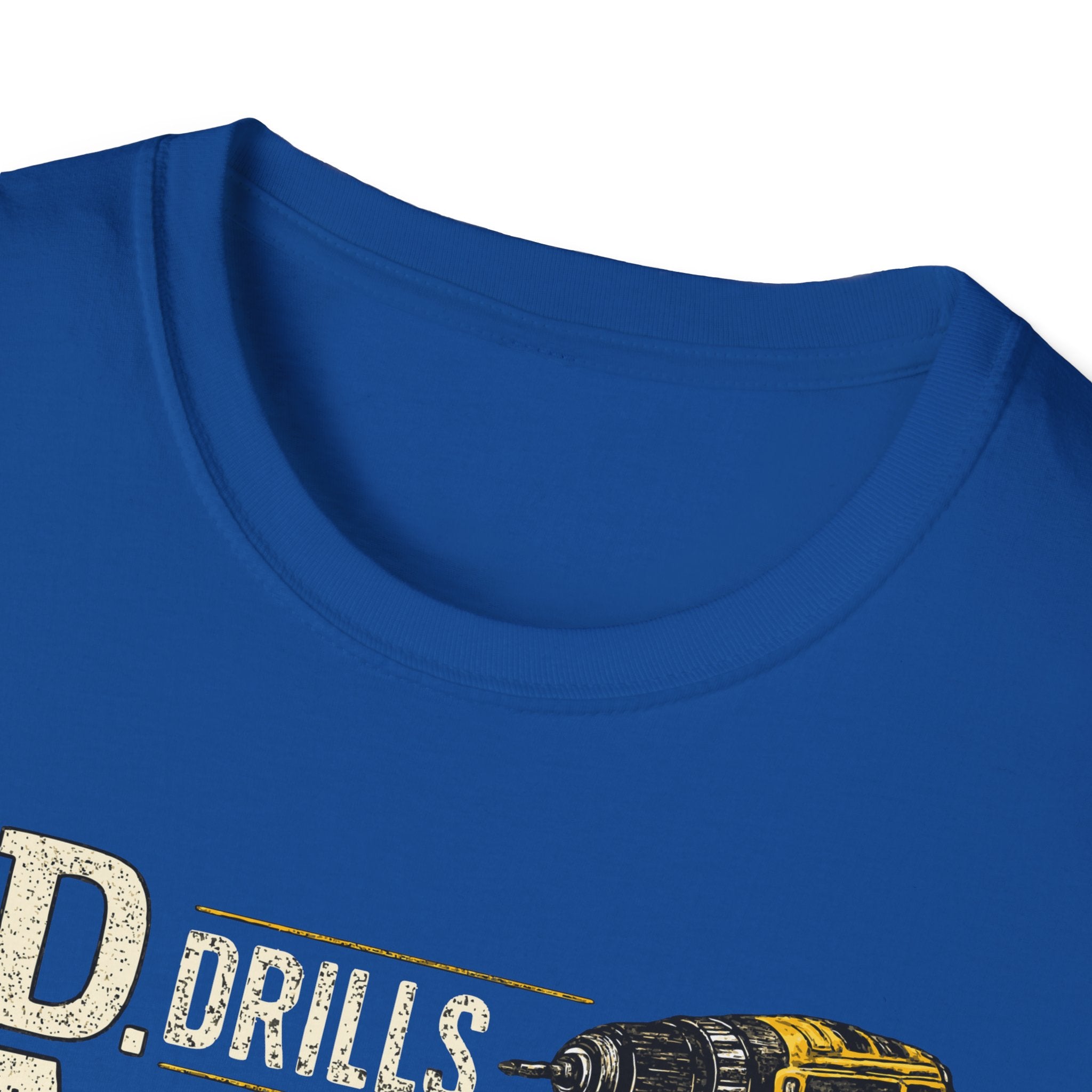 Drills and Damage Dad T-Shirt – Funny Father’s Day Tool Lover Tee