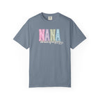 NANA Pastel Patchwork T-Shirt — "The Heart of Our Family" Gift