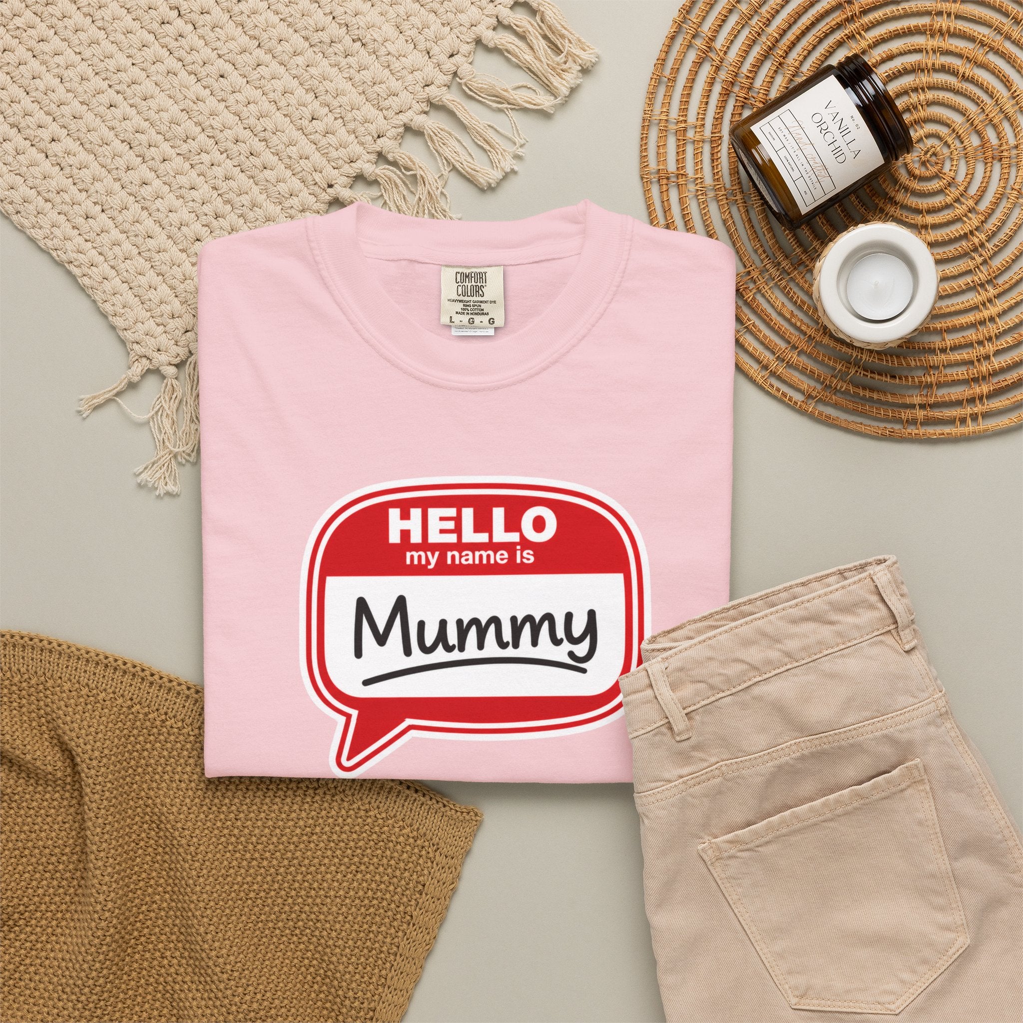 Hello My Name Is Mummy T-Shirt